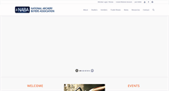 Desktop Screenshot of naba-archery.com